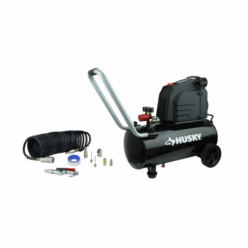 lot 7664 image: 8 Gal. Portable Oil Free Electric Air Compressor