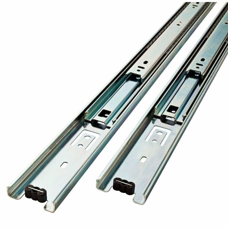 lot 7673 image: 24 in. Self-Closing Ball Bearing Full Extension Drawer Slide (2-Pair)
