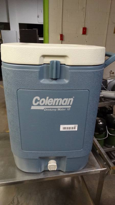 lot 107 image: Coleman water dispenser cooler