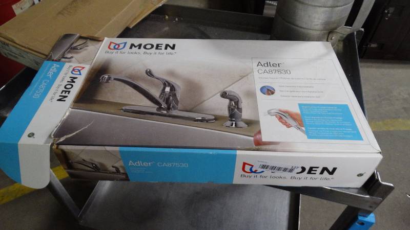 lot 127 image: Moen kitchen faucet- used