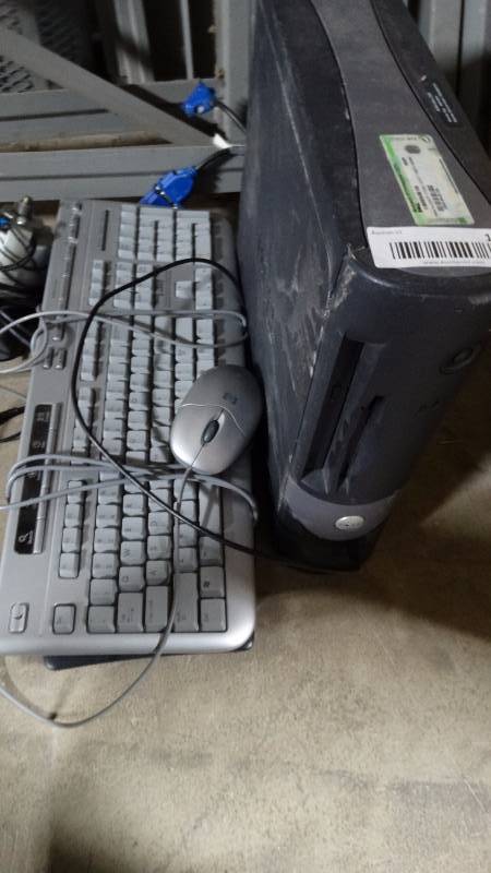 lot 173 image: Computer tower & 2 keyboards