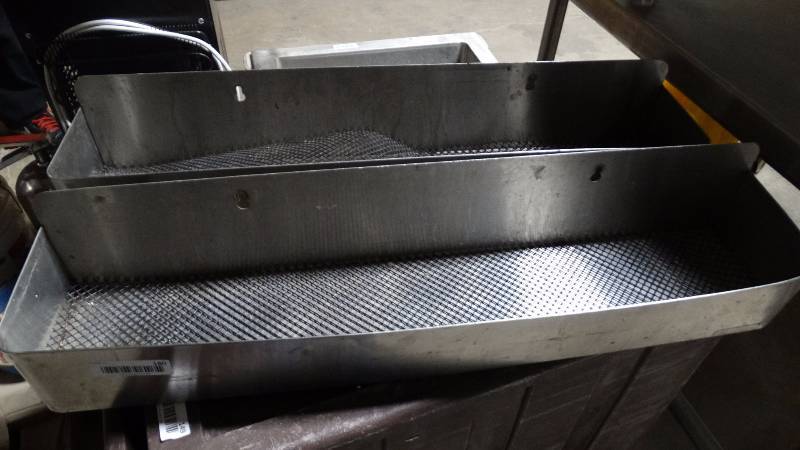 lot 180 image: 2 stainless speed rails