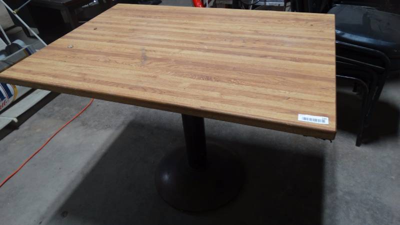 lot 245 image: Pedestal base dining table