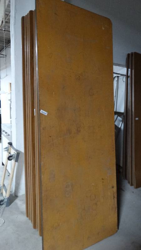 lot 319 image: 5 folding tables- 8 ft long