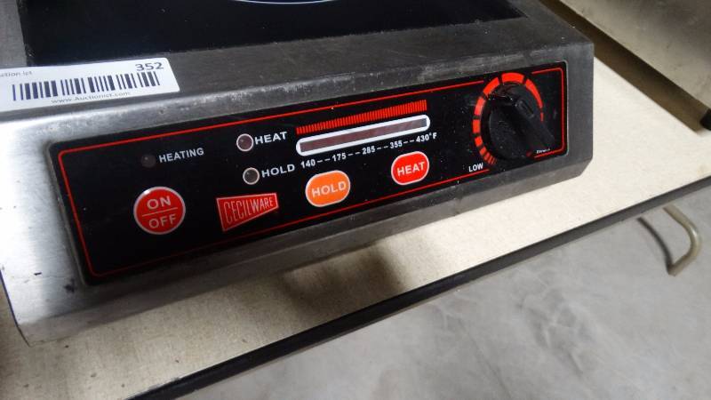 lot 352 image: Schott induction burner