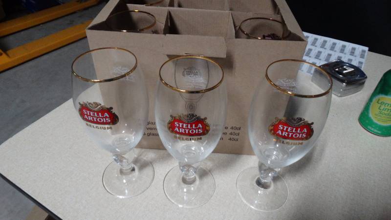 lot 360 image: Case of 6 Stella Artois wine glasses