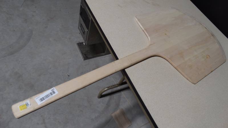 lot 367 image: 42 wood pizza paddle .