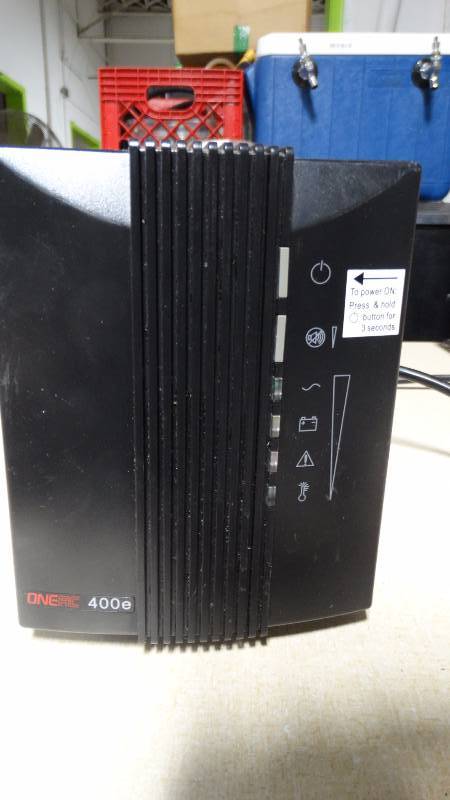 lot 377 image: OneAC 400e battery backup