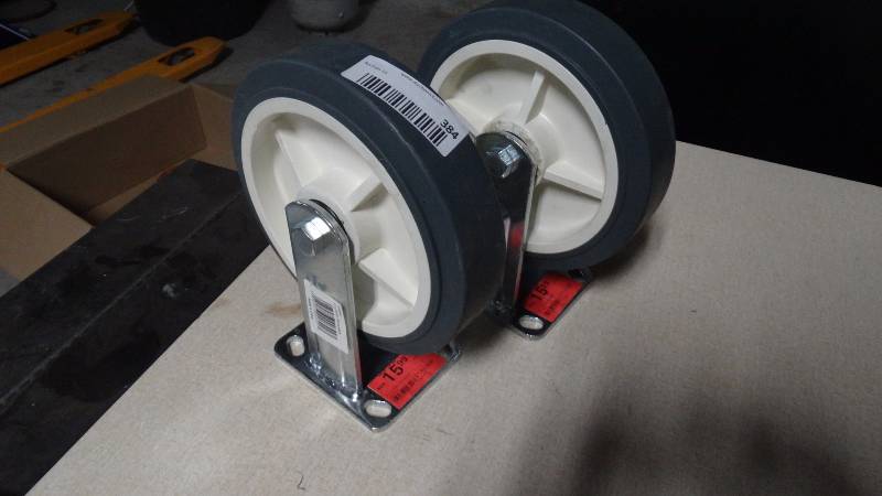 lot 384 image: 2 new 8x2 wheels