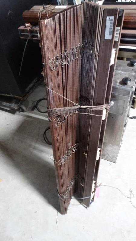 lot 396 image: Wood window blinds- 40 wide