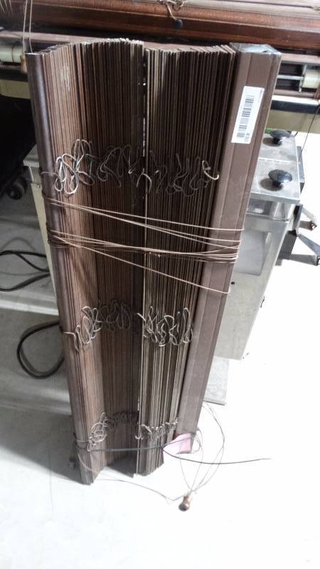 lot 430 image: Wood window blinds- 35 wide