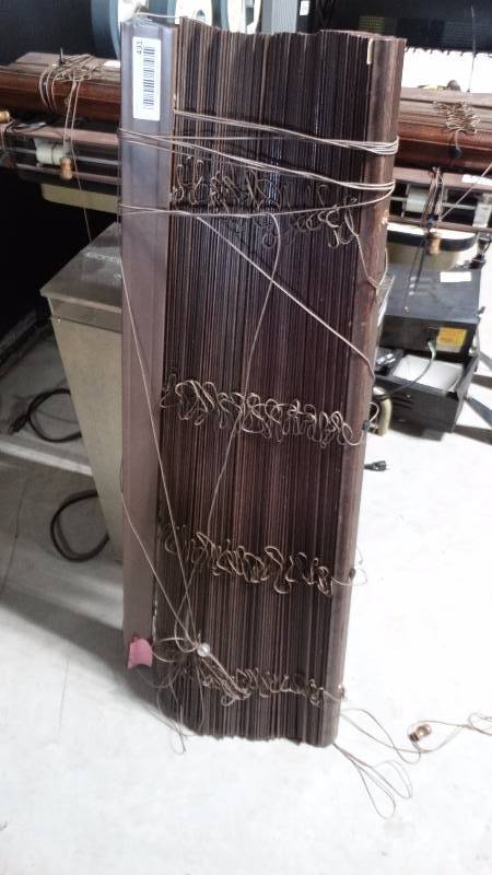 lot 431 image: Wood window blinds- 40 wide