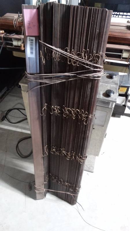 lot 432 image: Wood window blinds- 40 wide
