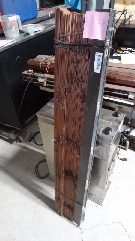 lot 434 image: Wood window blinds- 46 wide
