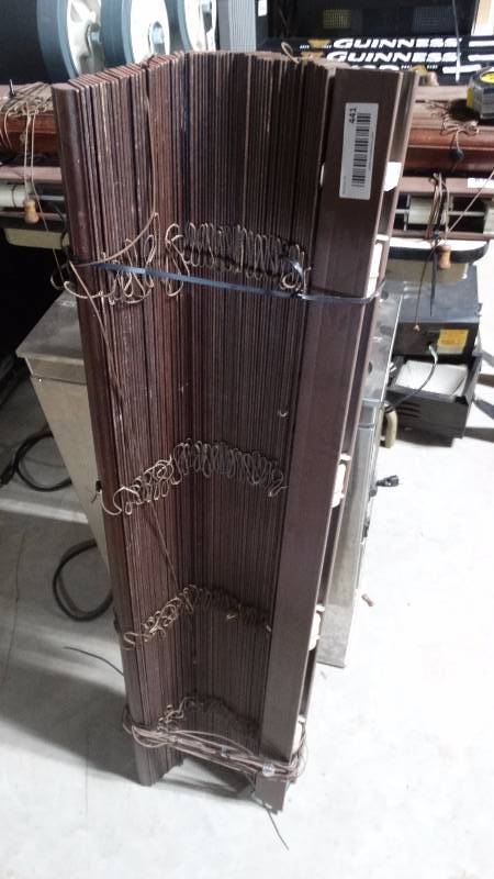 lot 441 image: Wood window blinds- 40 wide