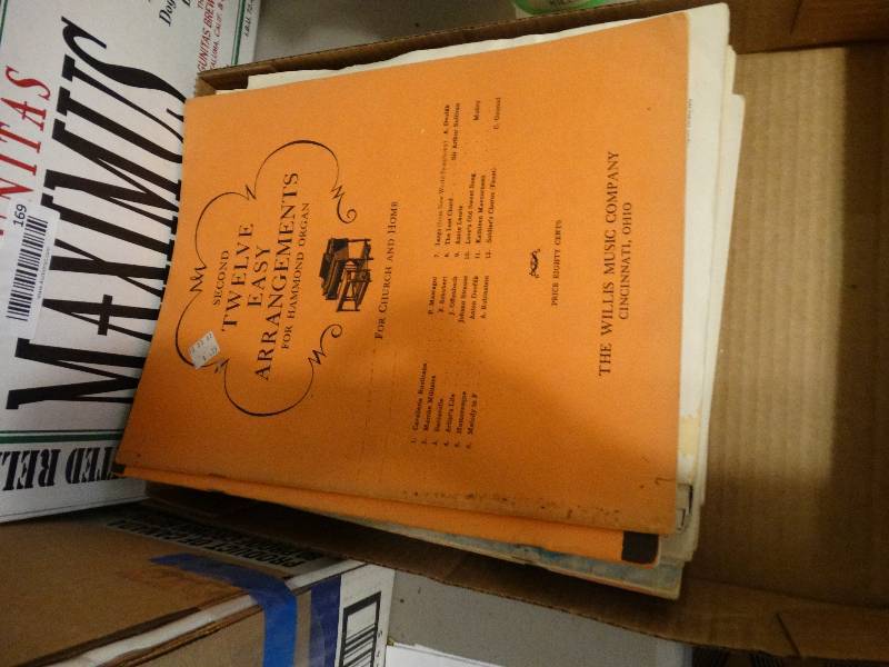 lot 170 image: Over 20 asst. music books.
