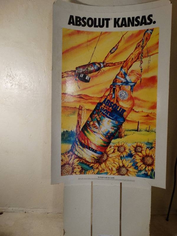 lot 194 image: Absolute vodka sign.