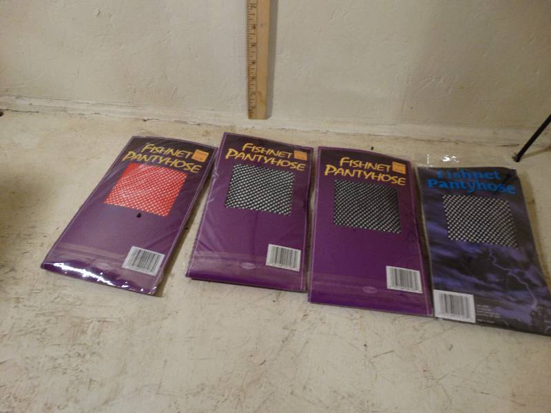 lot 229 image: 4- Pair of fishnet pantyhose.