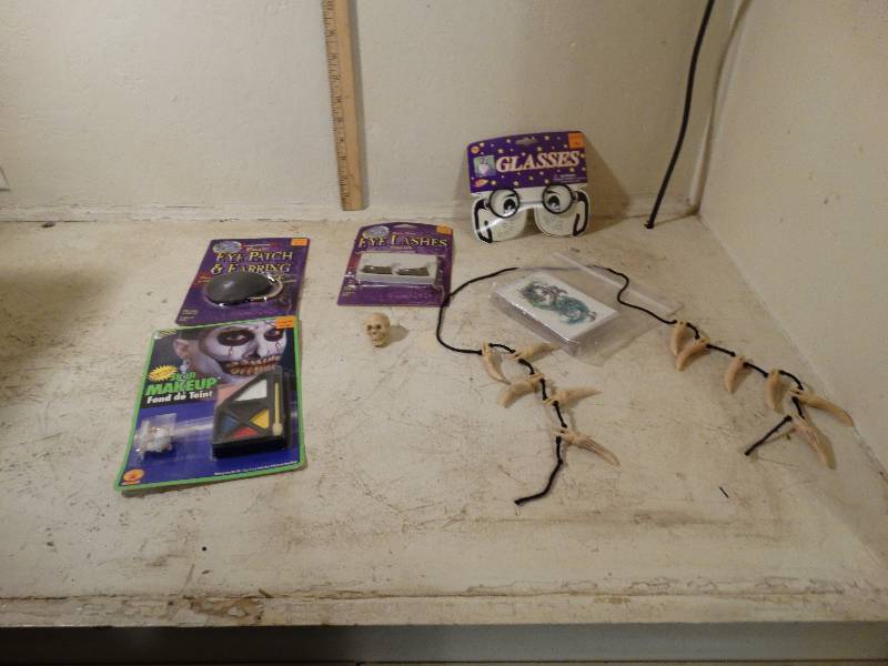 lot 230 image: Lot of Halloween costume accessories.