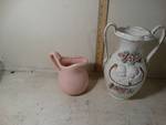 Decor Vase and pitcher.