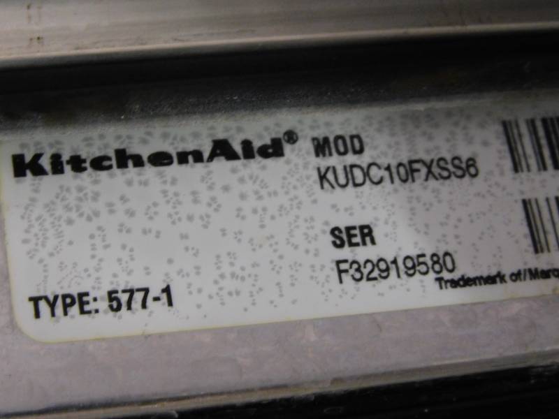 kitchenaid kudc10fxss6