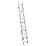 Werner D1220-2 225-Pound Duty Rating Aluminum Flat D-Rung Extension Ladder, 20-Foot