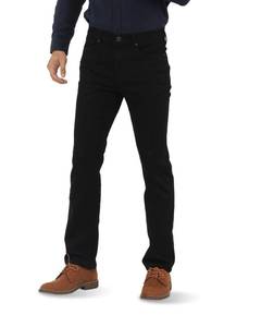 lot 20403 image: APUOR Mens Regular Fit Jeans Stretch Fit Straight Leg Fashion Denim Pants Vintage Style Boot Cut Jeans for Men Black L