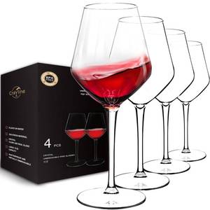 lot 20429 image: Plastic Wine Glasses Set of 4(15oz) Unbreakable Wine Glasses with Stem100% Tritan & BPA Free Dishwasher Safe Awesome For Pool, Beach, Travel, Pool, Camping, Beach, Picnic, Everyday Use.