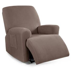 lot 20432 image: TAOCOCO Oversized Recliner Chair Covers, 1 Seater Streach Recliner Covers Soft Couch Protector Furniture Protector Covers with Elastic Chair Covers Jacquard Pattern, Khaki