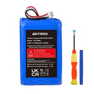 lot 20443 image: Batmax 4000mAh LIP1708 Battery for Sony PS5 Playstation 5 Dual Sense Controller CFI-ZCT1W Gamepad