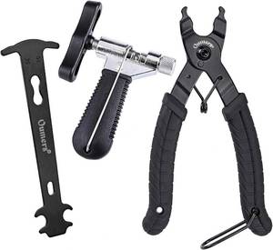 lot 20458 image: Oumers Bike Link PlierChain Breaker Splitter ToolChain Checker, Chain Missing Link Opener Closer Plier Chain Cutter Connector Wear Indicator Tool