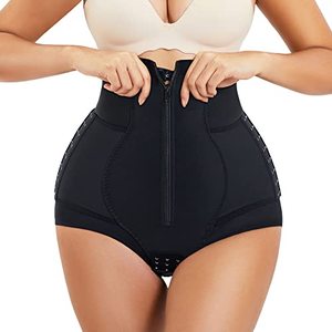 lot 20459 image: YERKOAD Butt Lifter Panties Womens Tummy Control Body Shaper Panty Girdle Shapewear Underwear with Hook Zipper Closure(X-Large, Black)