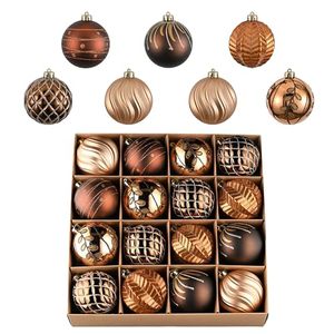 lot 20517 image: Valery Madelyn 16ct 3.15 Copper Christmas Ball Ornaments EG0101-0522
