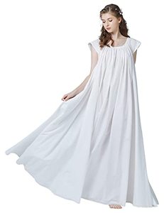 lot 20527 image: BEAUTELICATE Women�s Victorian Nightgown Cotton Sleepwear Maternity Nightie Long Oversize S 127