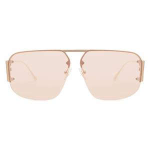lot 20907 image: SOJOS Trendy Aviator Sunglasses Mens Womens Retro Metal Rimless Frame Shades Lentes De Sol Para Mujer SJ1192 Brown