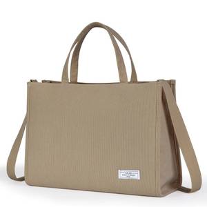 lot 20914 image: KALIDI Tote Bag Women Crossbody Corduroy Bag XL Casual Tote with Zipper Fashion Shoulder Handbag Large Hobo Crossbody Purse