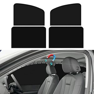 lot 20919 image: CARGEN Universal Side Window Sun Shade Magnetic Privacy Blinds Car Blackout Curtain for Camping Sleeping Baby Kids Rear Side 4PCS