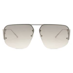 lot 20940 image: SOJOS Trendy Aviator Sunglasses Mens Womens Retro Metal Rimless Frame Shades Lentes De Sol Para Mujer SJ1192 Silver