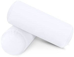 lot 20961 image: Utopia Bedding Bolster Pillows Insert (Pack of 2, White) - 6 x 16 Inches Bed and Couch Pillows - Indoor Decorative Pillows