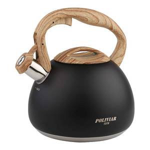 lot 20979 image: POLIVIAR Tea Kettle, 2.7 Quart Stovetop Tea Kettle, Audible Whistling Teapot, Food Grade Stainless Steel for Anti-Rust, Anti Hot Handle, Suitable for All Heat Sources (JX2023-HY30)