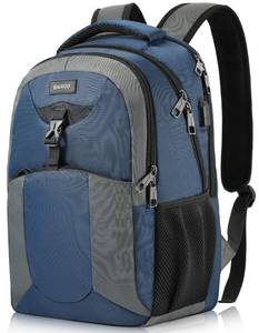 lot 21048 image: Travel Laptop Backpack for Men, College Backpacks,Water Resistant Back Pack with USB Charging Port, Business Anti Theft Durable Computer Bag Gifts Fits 15.6 IN Laptops, Black