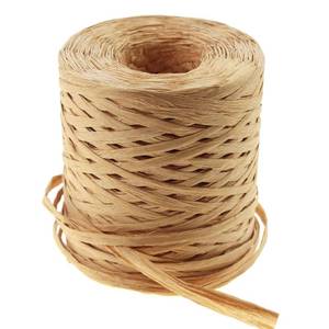 lot 21058 image: Creatrill 218 Yards Raffia Paper Craft Ribbon Packing Paper Twine, 14 Inch by 218 Yards (Kraft)