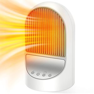 lot 21683 image: LINROMIA Space Heater, Portable Heaters for Indoor Use with 3 Mode Settings, Tip-Over Protection, Timer and Oscillating, 1200W PTC Ceramic Fast Safety Heat for Office desk, Home, Bedroom