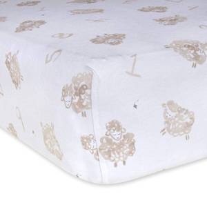 lot 21685 image: Burts Bees Baby - Fitted Crib Sheet, Girls & Unisex 100% Organic Cotton