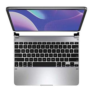 lot 21721 image: Brydge 12.9 Pro Keyboard for iPad Pro 12.9-inch 3rd Generation & 4th Generation Models (2018 & 2020)  Aluminum Wireless Bluetooth 4.2 Keyboard with Backlit Keys  Long Battery Life  (Silver)