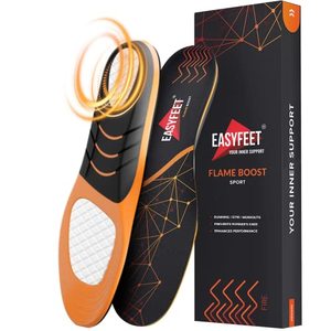 lot 21723 image: Sport Athletic Shoe Insoles Men Women - Ideal for Active Sports Walking Running Training Hiking Hockey - Extra Shock Absorption Inserts - Orthotic Comfort Insoles for Sneakers Running Shoes