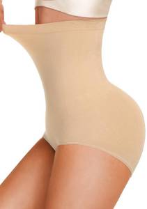 lot 20559 image: High Waisted Shapewear for Women Tummy Control Panty Seamless Slimming Briefs (X-Large, Nude)