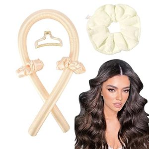 lot 20618 image: Heatless Curls Curler Curling Rod Headband, Satin Heatless Curling Set No Heat Curling Headband Hair Curler to Sleep Overnight