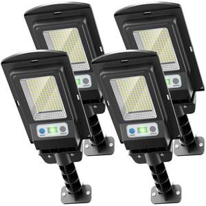 lot 20620 image: WYWNA Solar Outdoor Lights Motion Sensor - 150W LED Solar Street Lights Outdoor Waterproof for Outside 15000LM Solar Powered Security Lighting for Shed Yard Pathway Path Gutter Patio Fence