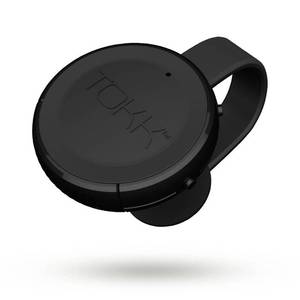 lot 20635 image: TOKK Smart Wearable Assistant Hands-Free Bluetooth Speaker Phone, Black (TOK-00329)